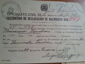 certificat naissance dominicain image 1